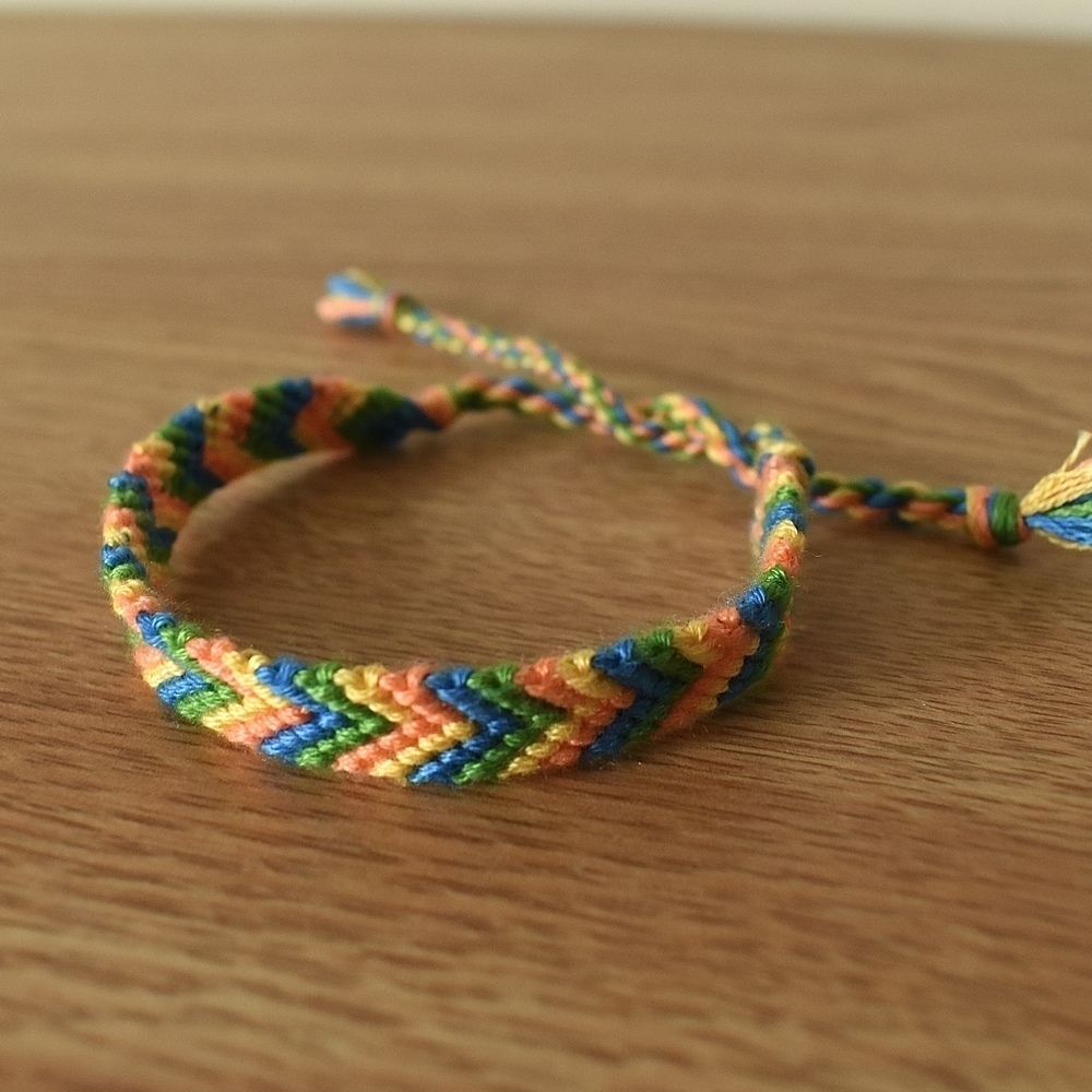 Bright Core Colors Woven Bracelet‎